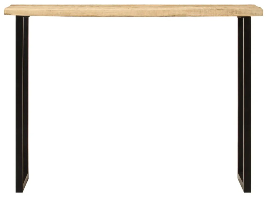 vidaXL Τραπέζι Κονσόλα με Live Edge 105x33x76 εκ. Μασίφ Ξύλο Μάνγκο