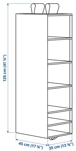 SKUBB Αποθήκευση με 6 τμήματα 002.458.80