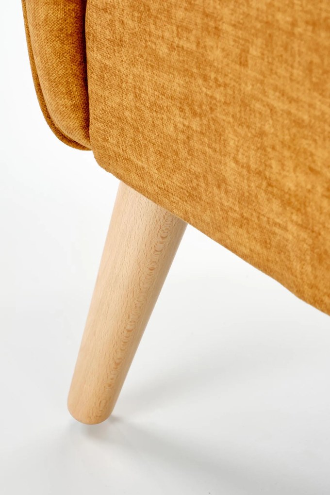 CHESTER leisure chair, color: honey (fabric 9. Amber) DIOMMI V-PL-CHESTER_2-FOT-MIODOWY