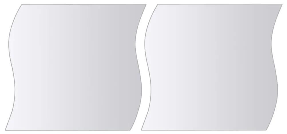 vidaXL Πλακάκια Καθρέφτη Διάφορα Σχήματα 16 τεμ. Γυάλινα