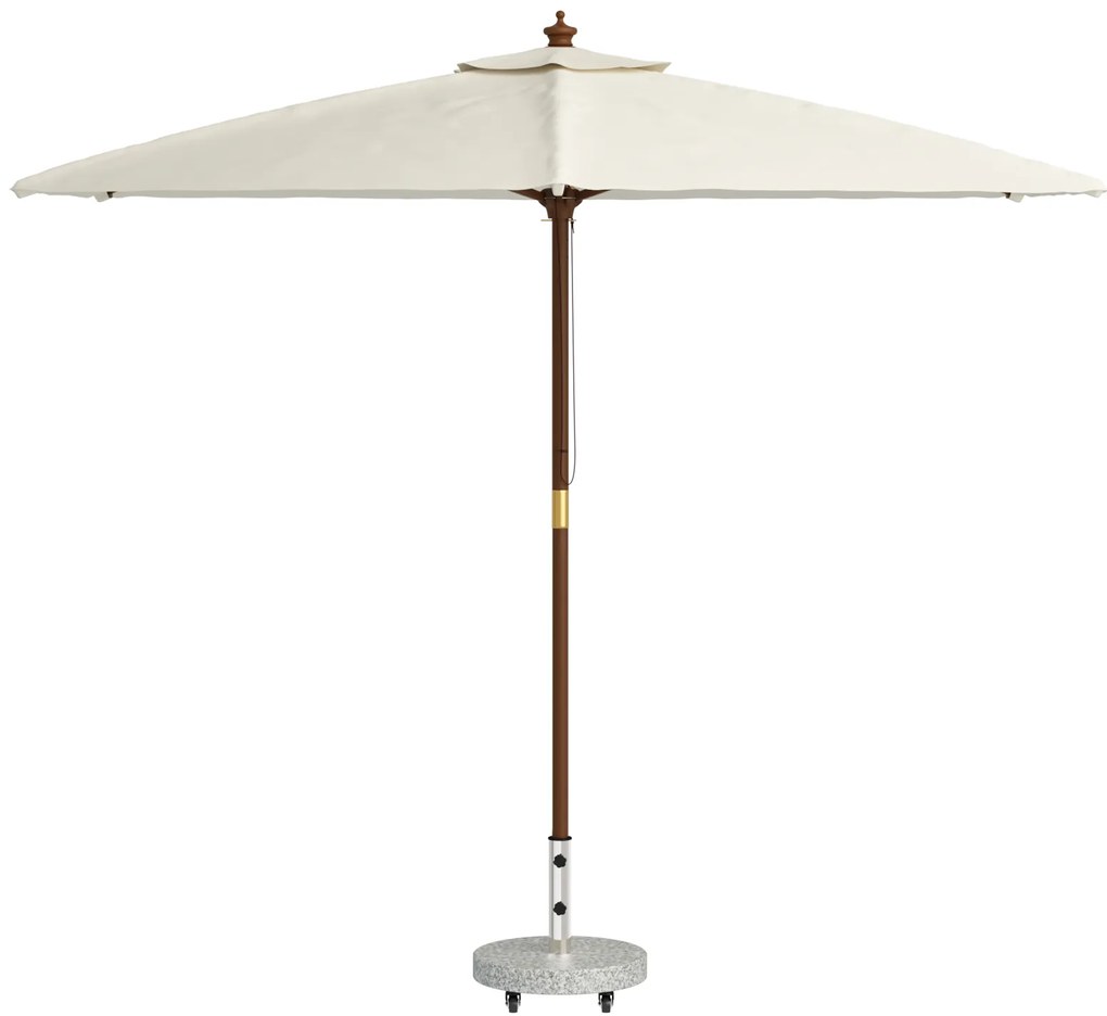 vidaXL Βάση ομπρέλας Ρυθμιζόμενος Γκρι 45 x 45 x 42.5 εκ