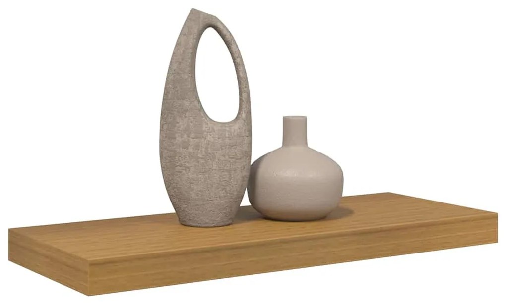 vidaXL Ράφι Τοίχου Επιτοίχιο Μπεζ 50 x 23 x 4 εκ. Επεξεργασμένο ξύλο