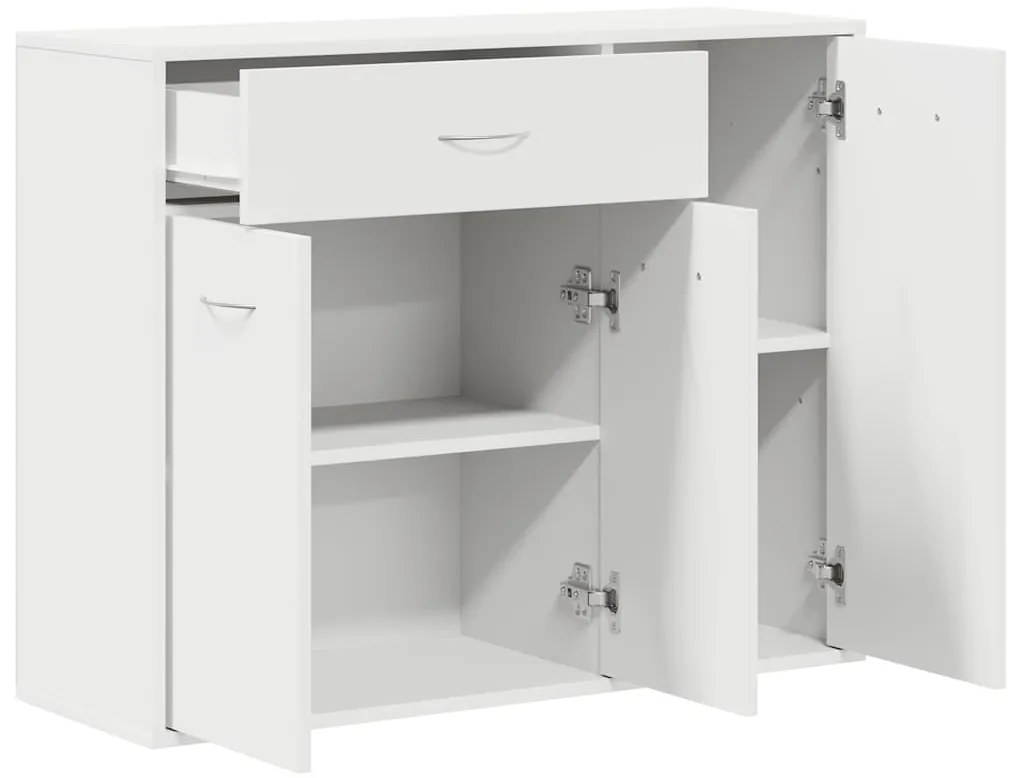 vidaXL Μπουφές Λευκός 88 x 30 x 70 εκ. από Επεξ. Ξύλο