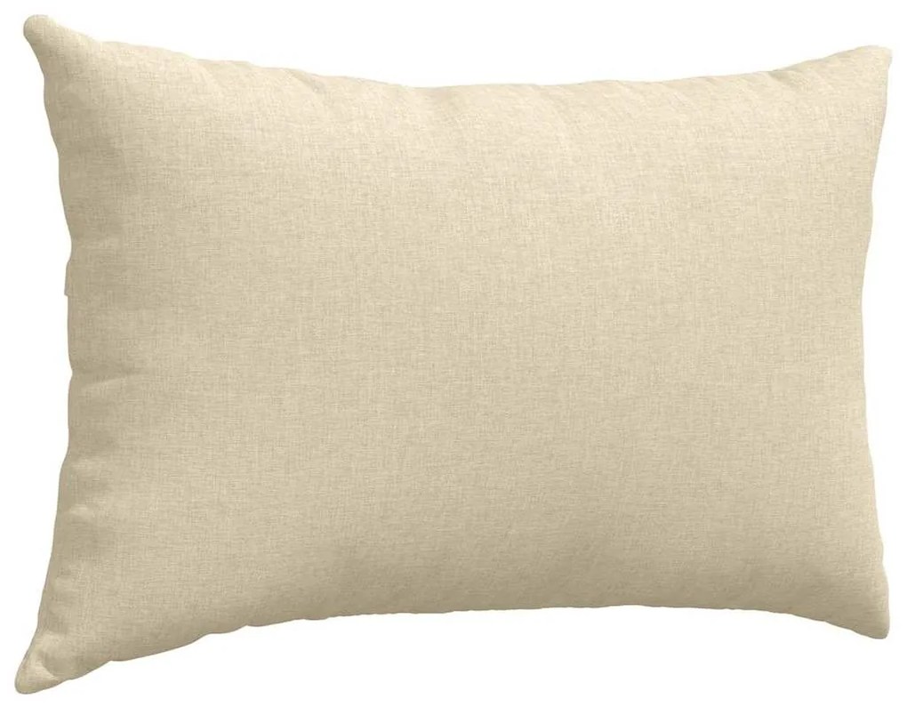 vidaXL Μαξιλάρι Καναπέ 2 pcs Κρεμ 60 x 40 cm ύφασμα
