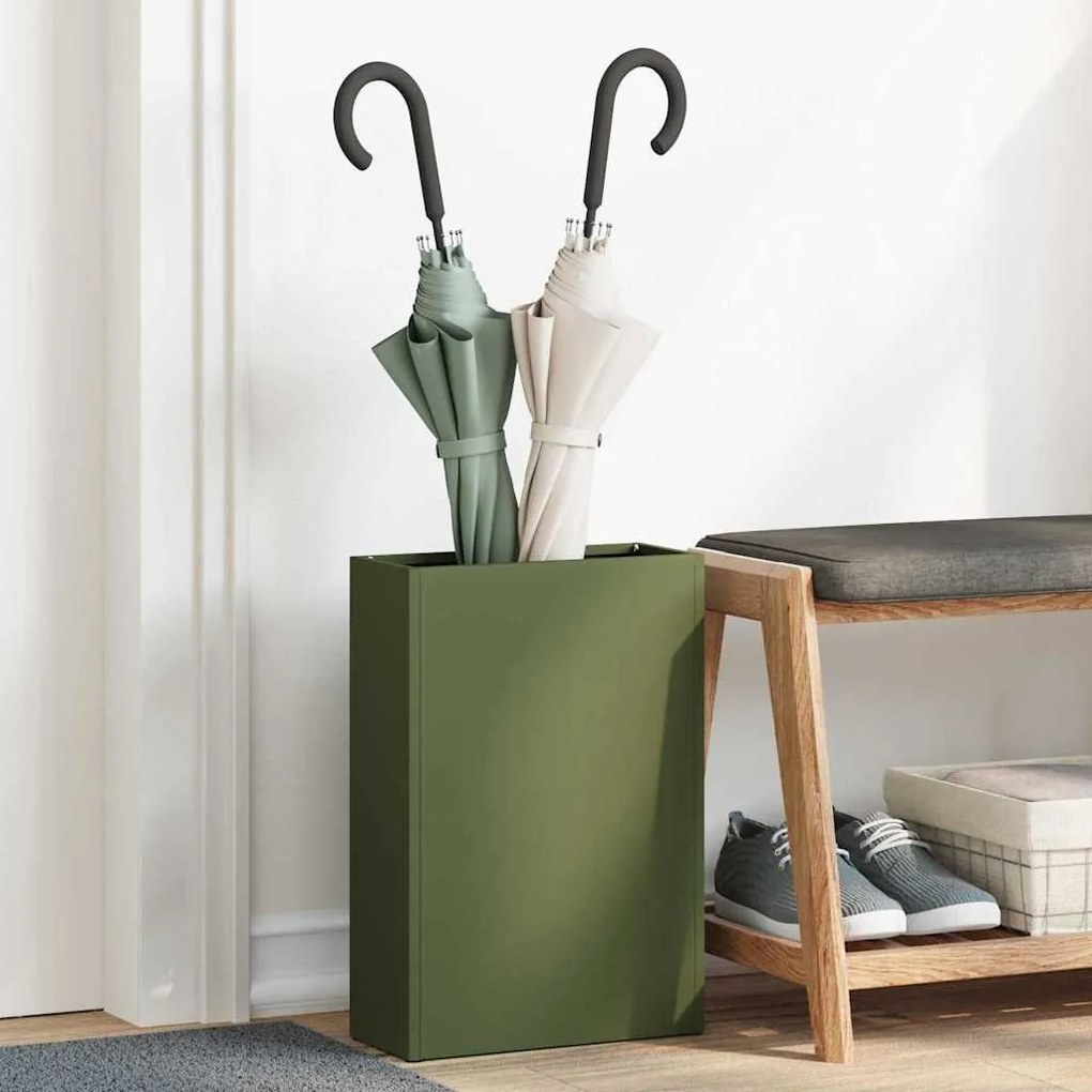 vidaXL Σχέδιο &amp; βάση αποθήκευσης Λαδί 28 x 12 x 41 εκ Ατσάλι