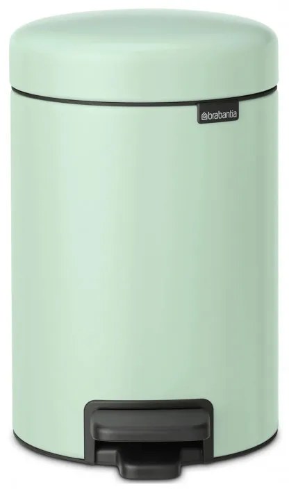 Κάδος απορριμμάτων με πεντάλ Brabantia NewIcon 1008835, 3 L, Ομαλό κλείσιμο, Αντιολισθητική βάση, Ανοιχτό πράσινο