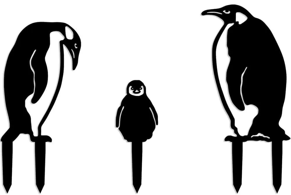 Διακοσμητικό Δαπέδου Κήπου Fam (Σετ 3Τμχ) 565TNL1403 35x23/18x12/40x26cm Black Aberto Design Μέταλλο