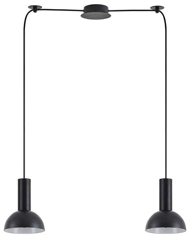 Φωτιστικό Οροφής Adept Tube 77-8557 50x15x300cm 2xE27 60W Black Homelighting