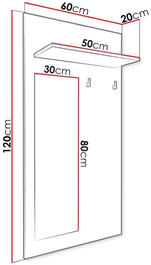 Πάνελ - Κρεμάστρα Falco VI