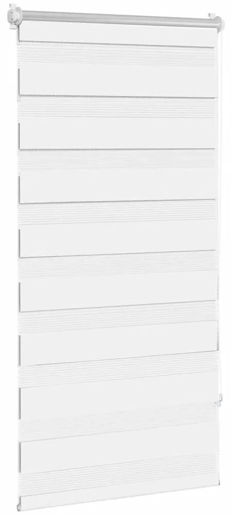 vidaXL Ρόλερ Zebra Λευκό 80 x 150cm