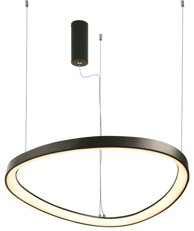Φωτιστικό Οροφής LED Aca Harmony BR97LEDP80BK Black