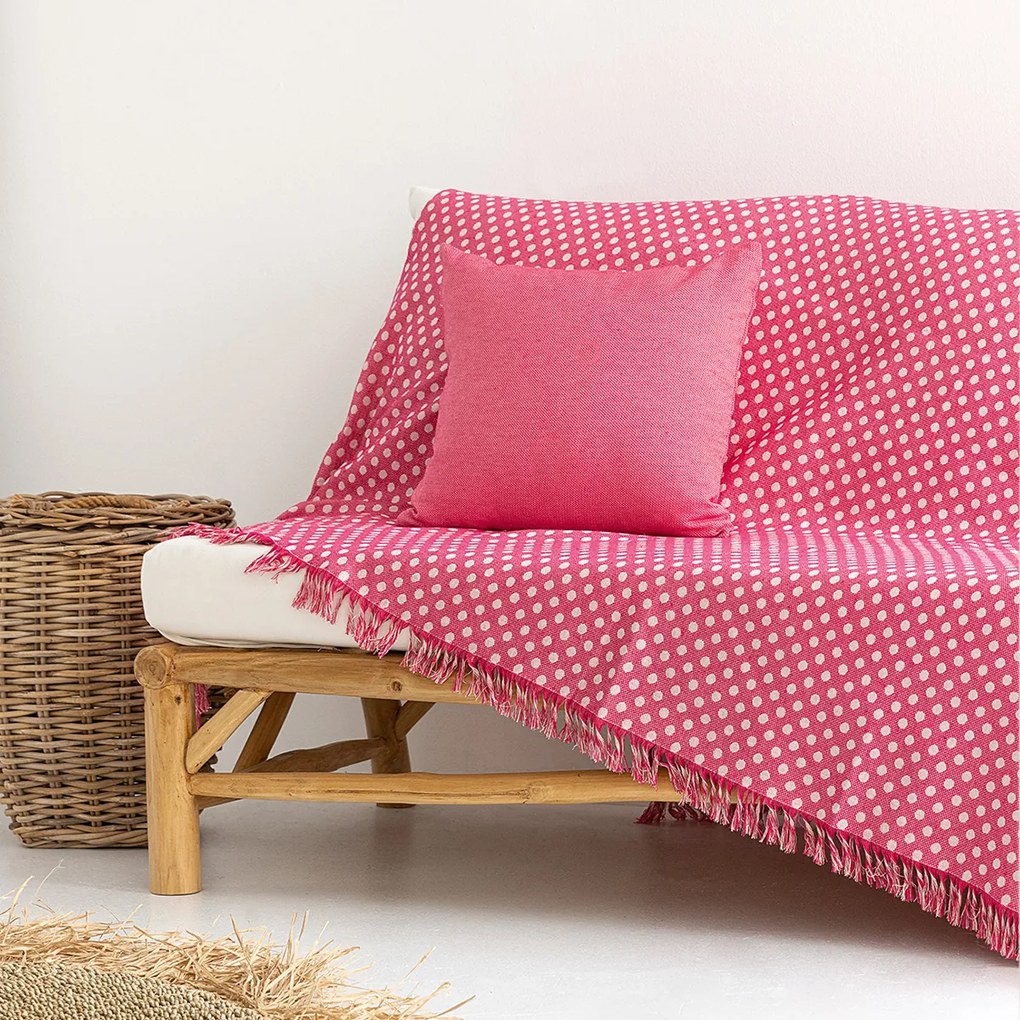 Ριχτάρι Καναπέ Τετραθέσιου (180x320) Palamaiki Melo Fuchsia