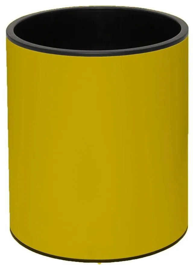 Κάδος Απορριμμάτων 5Lt 2024-603 Φ20x24cm Yellow Pam &amp; Co Ανοξείδωτο Ατσάλι