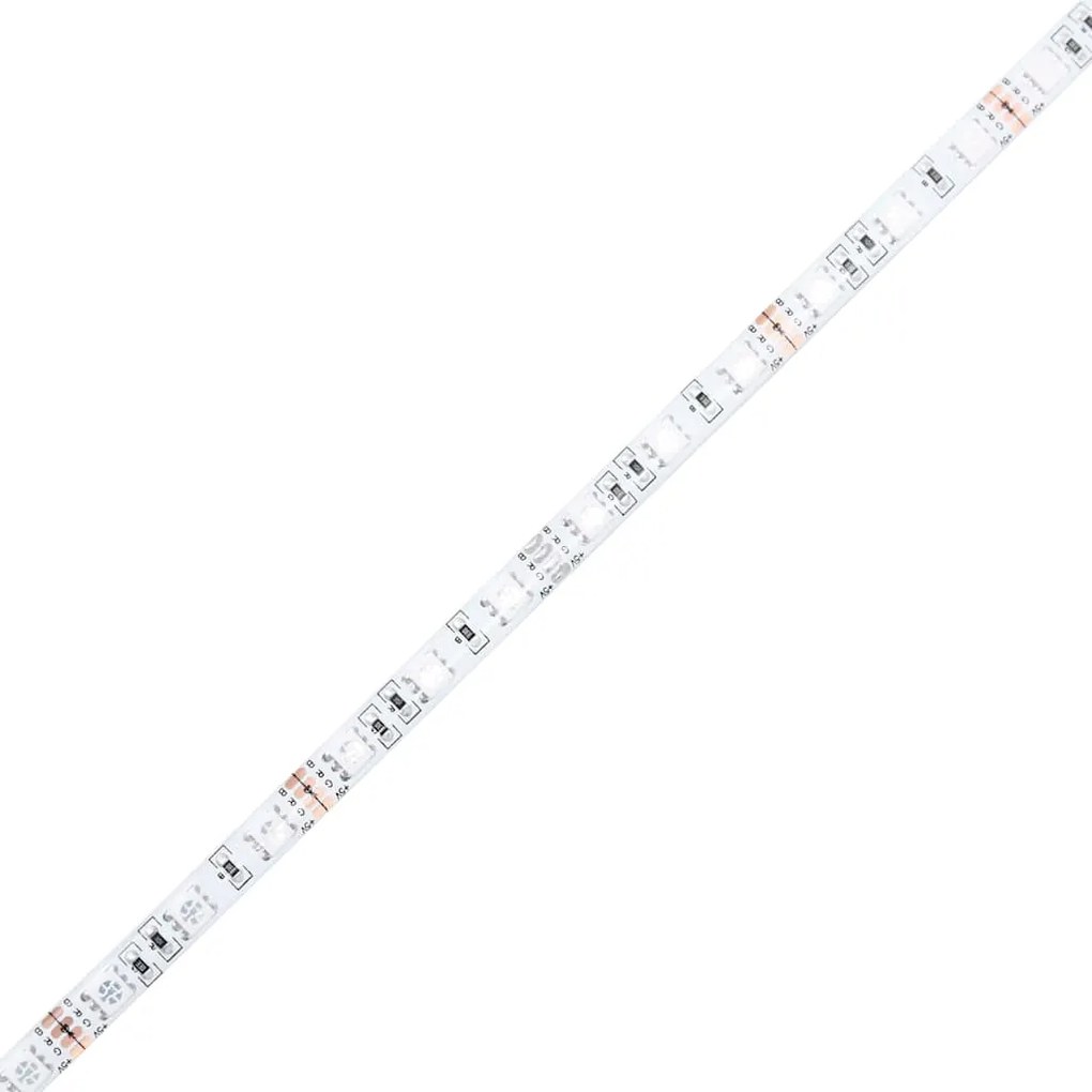 Ντουλάπι τηλεόρασης με φώτα LED Παλιό ξύλο 60x35x15,5 cm - Καφέ