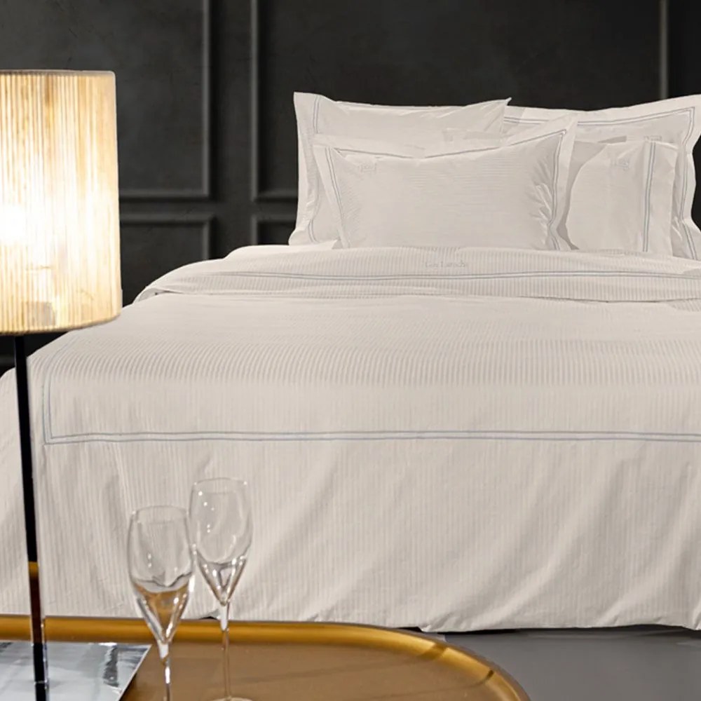 Σεντόνια Nice (Σετ 4τμχ) Natural-Light Silver Guy Laroche King Size 270x280cm 100% Βαμβακοσατέν