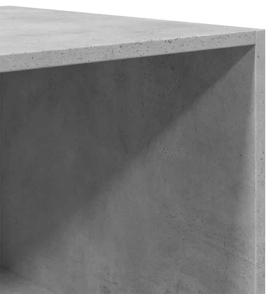 vidaXL Ντουλάπα Γκρι του Σκυροδέματος 50x50x200 εκ. Επεξεργασμένο Ξύλο