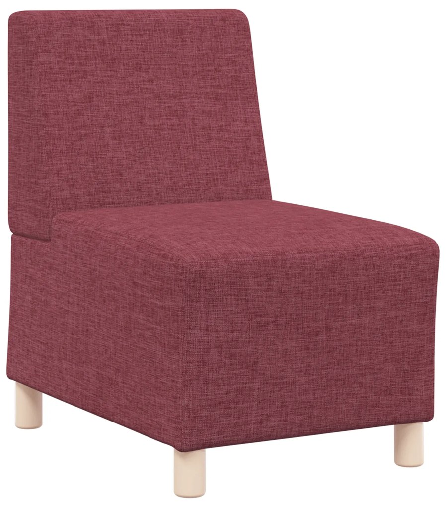 vidaXL Καθίσμα Σαλονιού 2 pcs Κόκκινο 55 x 74 x 82 εκ. ύφασμα