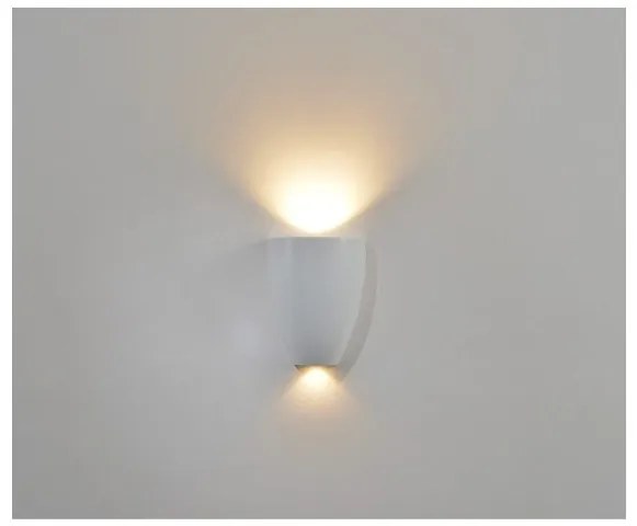 Απλίκα Φωτιστικό Τοίχου LED 7W Αλουμίνιο Luma Lighting-123-01447-18-white-Λευκό 123-01447-18-white