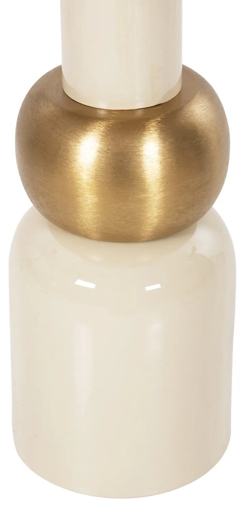 ΒΟΗΘΗΤΙΚΟ ΤΡΑΠΕΖΑΚΙ AMBUR HM4238.03 ΜΕΤΑΛΛΟ ΣΕ ΕΚΡΟΥ-ΧΡΥΣΟ Φ40,5x62Υ εκ.