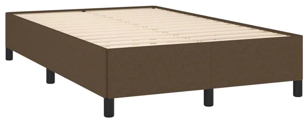 ΚΡΕΒΑΤΙ BOXSPRING ΜΕ ΣΤΡΩΜΑ ΣΚΟΥΡΟ ΚΑΦΕ 120X190 ΕΚ ΥΦΑΣΜΑΤΙΝΟ 3270372