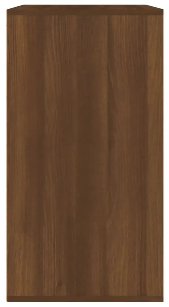 808840 vidaXL Ντουλάπι Καλλυντικών Καφέ Δρυς 80x40x75 εκ. Επεξ. ξύλο