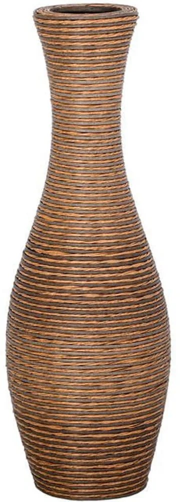 Βάζο 374-225-612 70cm Natural-Grey Rattan,Τεχνόδερμα