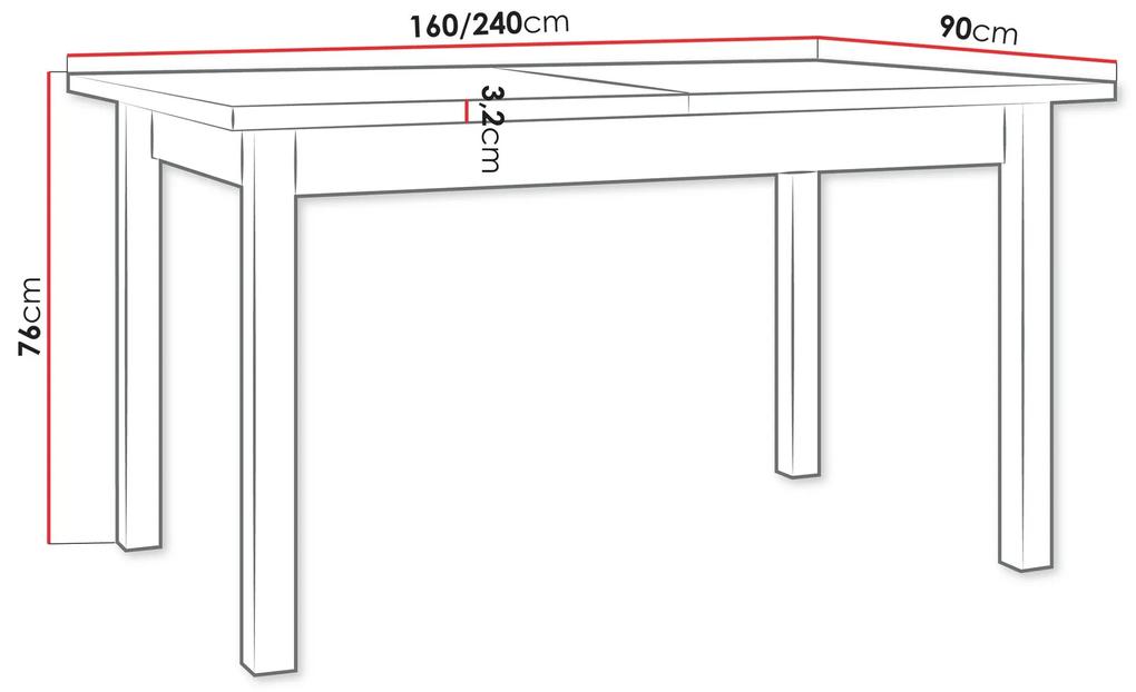Τραπέζι Victorville 360, Άσπρο, 76x90x160cm, 51 kg, Επιμήκυνση, Πλαστικοποιημένη μοριοσανίδα, Ξύλο | Epipla1.gr