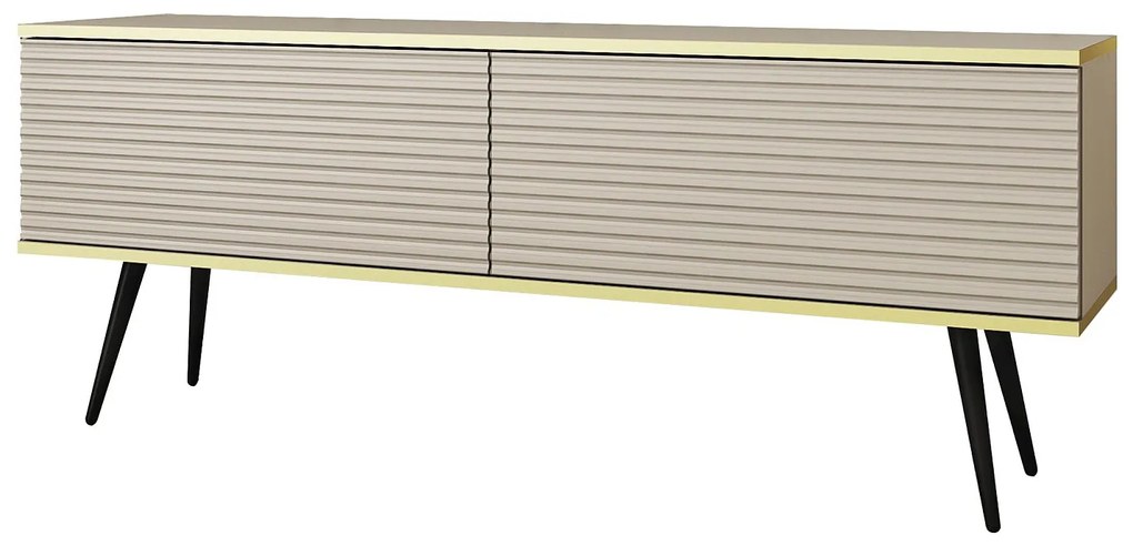 Έπιπλο τηλεόρασης ORO_MDF Μπεζ 135x53x32cm