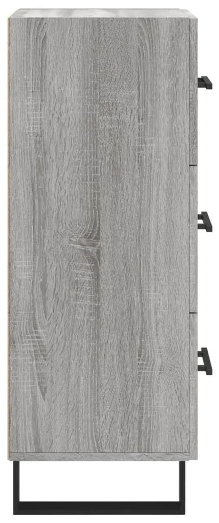 vidaXL Ντουλάπι Γκρι Sonoma 34,5x34x90 εκ. από Επεξεργασμένο Ξύλο