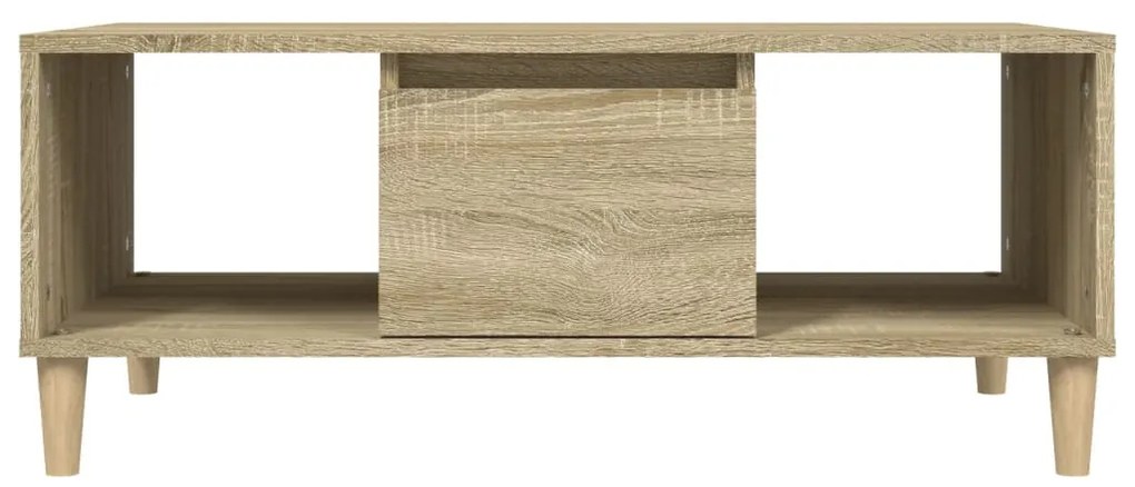 vidaXL Τραπεζάκι Σαλονιού Sonoma Δρυς 90x50x36,5 εκ. Επεξεργασμ. Ξύλο