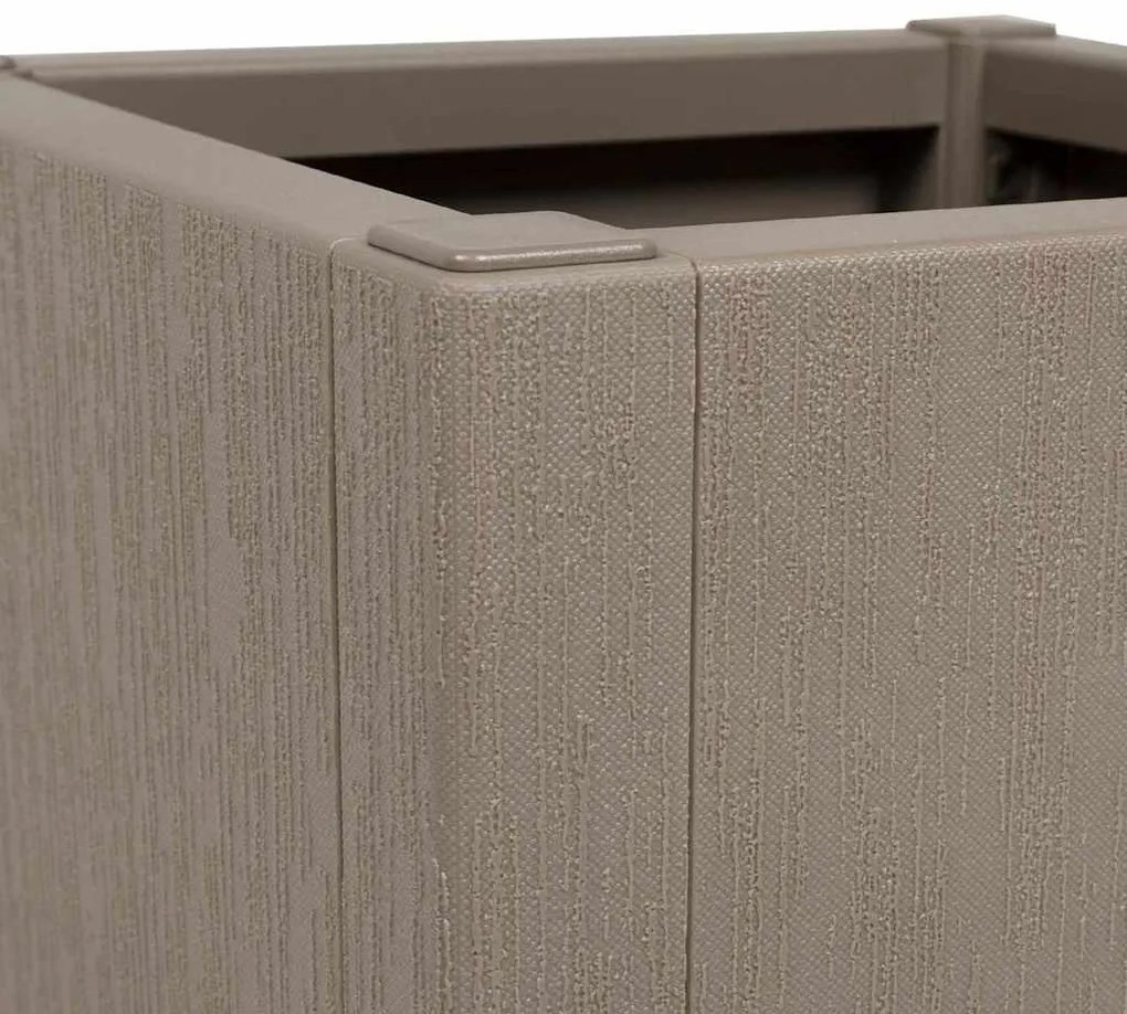 vidaXL Γλάστρα Κήπου Γκρι 36 x 36 x 35 εκ. Πολυπροπυλένιο
