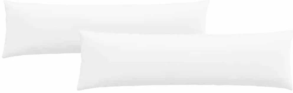 vidaXL Μαξιλάρι Καναπέ 2 pcs Λευκό 145 x 40 εκ. ύφασμα