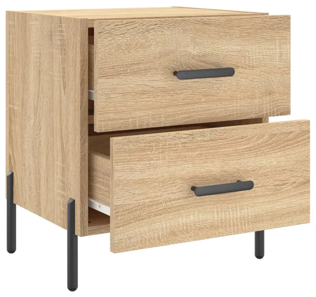 vidaXL Κομοδίνο Sonoma Δρυς 40 x 35 x 47,5 εκ. από Επεξεργασμένο Ξύλο