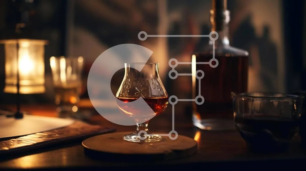 Σετ των 2 Intra Συλλεκτικό Ξύλινο Παζλ Plywood 4mm - Ποτήρι και μπουκάλια αλκοόλ Σε Ξύλινο Κουτί - Διαστάσεις: 10x10 cm – 25 κομμάτια