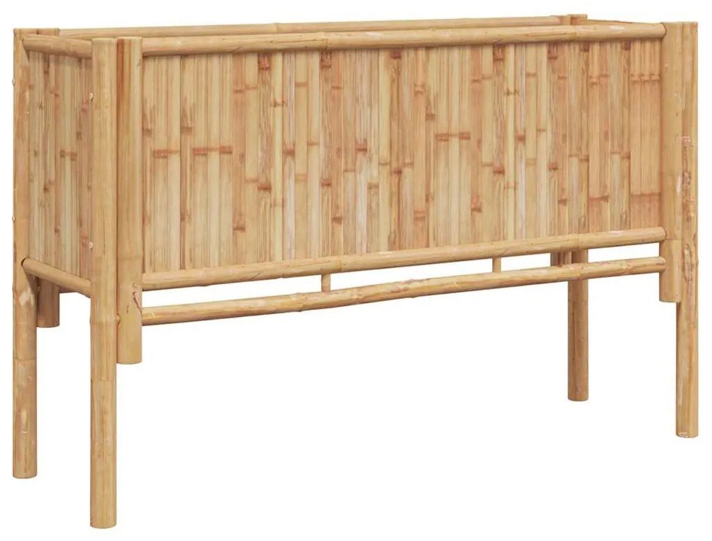 vidaXL Υπερυψωμένη Ζαρντινιέρα Καφέ 110 x 35 x 70 εκ. Μπαμπού