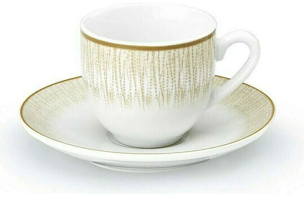 Φλυτζάνι Καφέ Με Πιατάκι Soleil 25.104.17 100ml Beige Cryspo Trio Porcelain