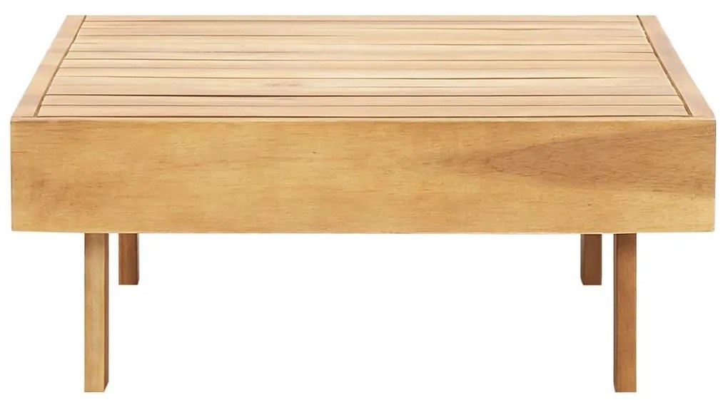 Τραπεζάκι Σαλονιού 100 x 60 x 25 εκ. από Μασίφ Ξύλο Ακακίας - Καφέ