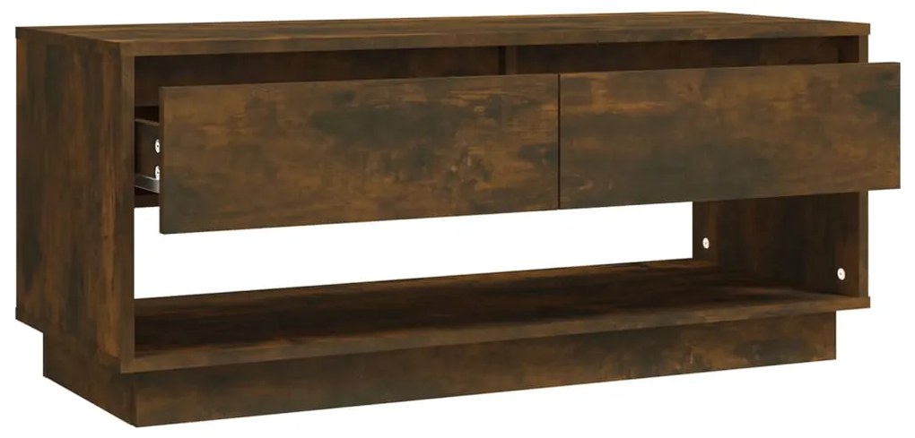 Έπιπλο Τηλεόρασης Καπνιστή Δρυς 102x41x44 εκ. Επεξ. Ξύλο 812972