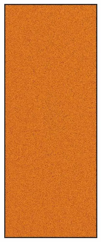 vidaXL Χαλάκι Εξώπορτας Πορτοκαλί και Μαύρο 120 x 300 cm