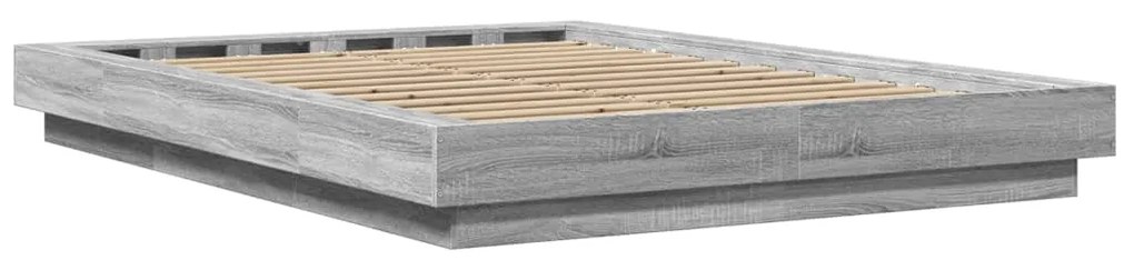 vidaXL Πλαίσιο Κρεβατιού Γκρι Sonoma 120x200 εκ. Επεξεργασμένο Ξύλο