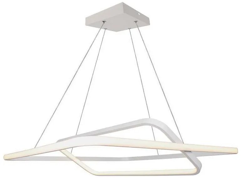 Κρεμαστό Φωτιστικό Οροφής LED 50W 230V 5150lm IP20 Triac Dimmable Θερμό Λευκό Άσπρο 14988 VTAC-14988-Λευκό 14988
