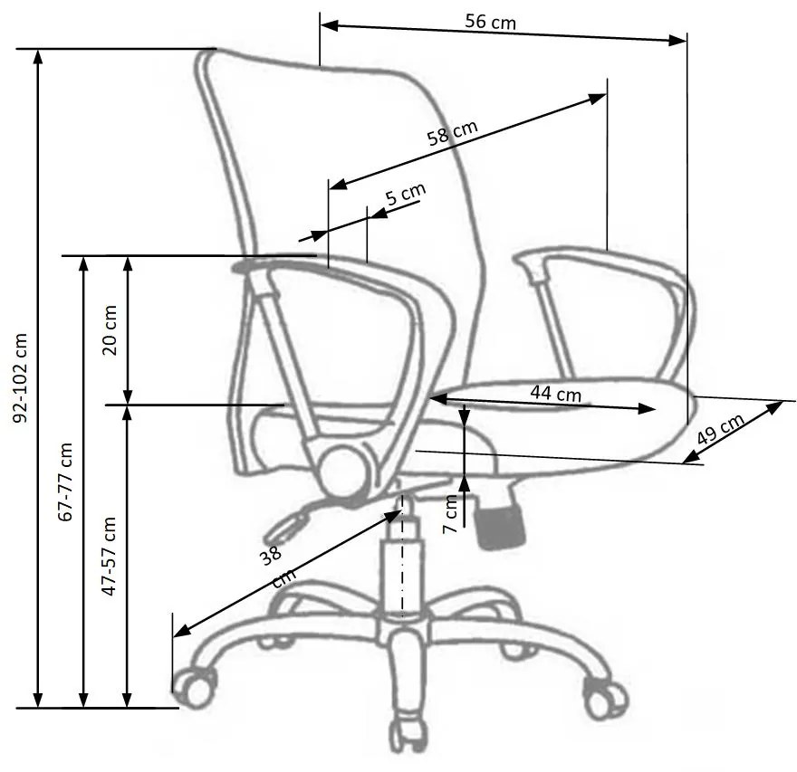 TONY chair color: grey DIOMMI V-CH-TONY-FOT-POPIEL