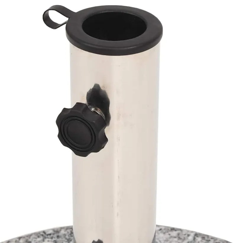 vidaXL Βάση Ομπρέλας Στρογγυλή 20 κ. από Γρανίτη