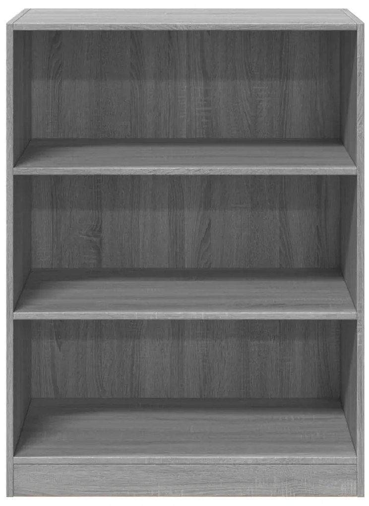 vidaXL Ντουλάπα Γκρι Sonoma 77x48x102 εκ. από Επεξεργασμένο Ξύλο