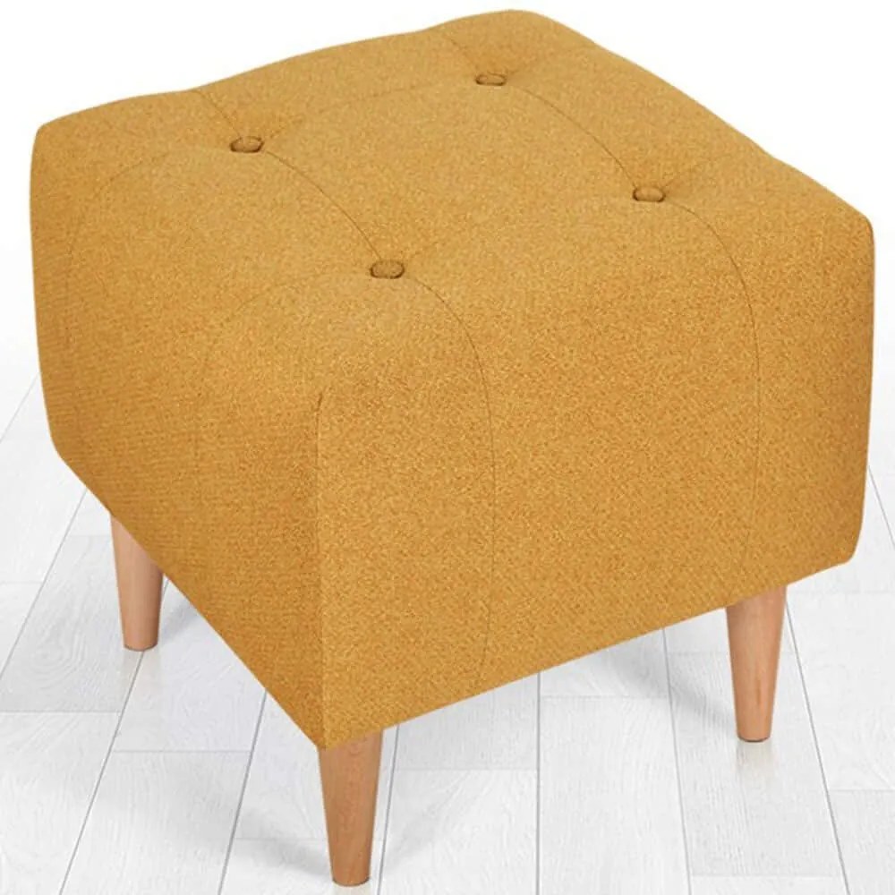 Σκαμπό Tomp 209FLF1221 43x43x43cm Yellow