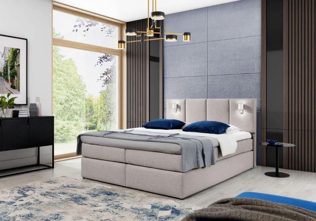 Επενδυμένο κρεβάτι Istria -Galazio-200 x 200