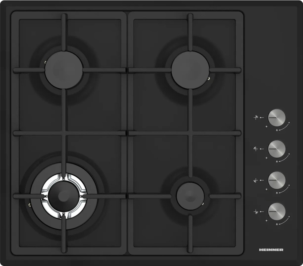 HEINNER HBH-S4IWF-BK Εστία Υγραερίου Αυτόνομη 58x51εκ.