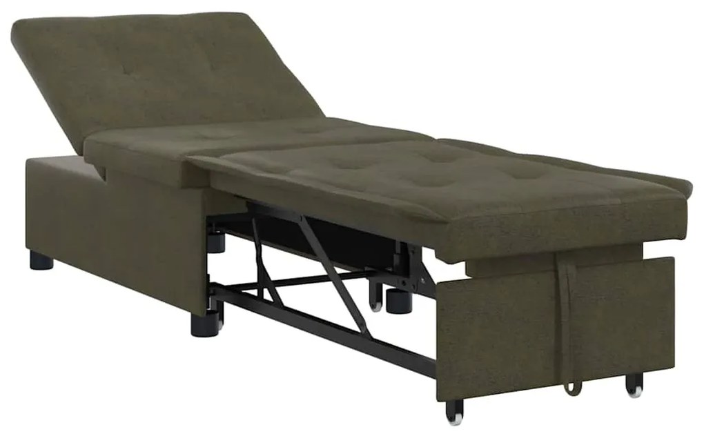 vidaXL Κρεβάτι καναπές Σκούρο Γκρι 194 x 67 x 82 εκ Υφασμα Huahua