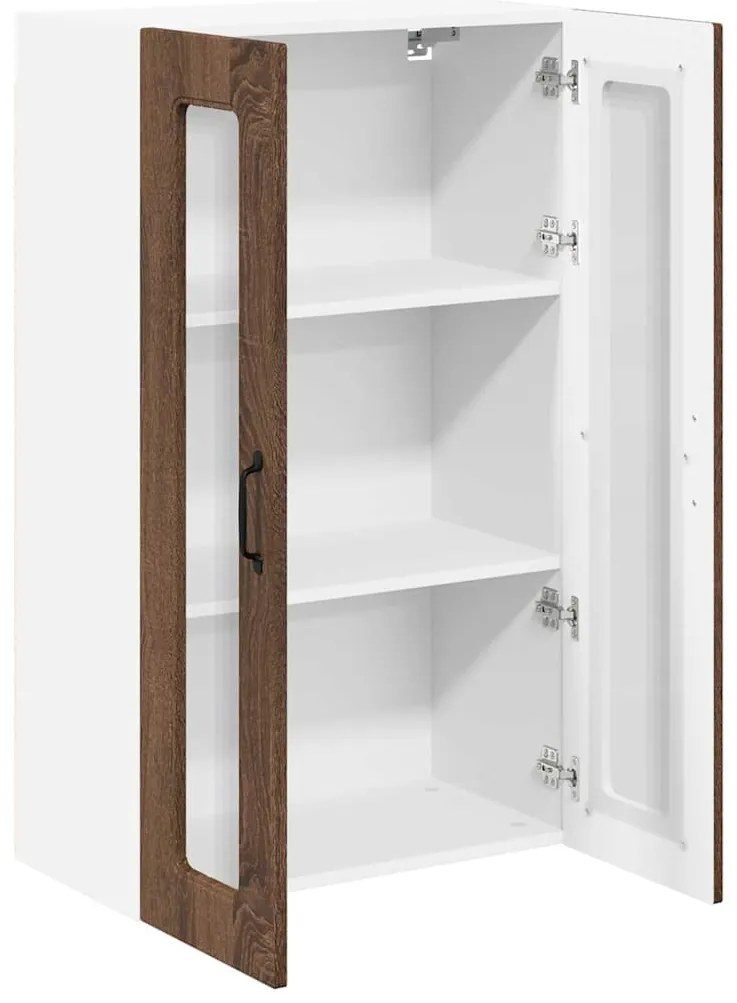 vidaXL Ντουλάπα Κουζίνας με ράφι Καφέ δρυς 60 x 31 x 100 εκ.