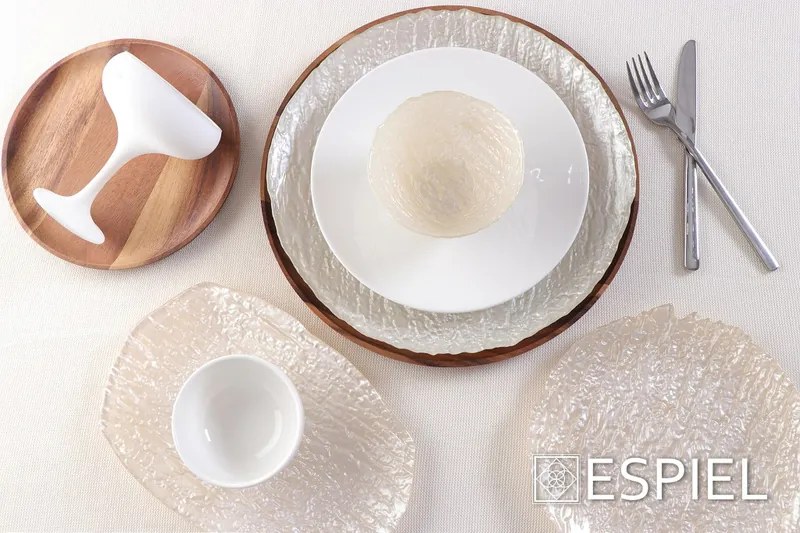 COUP FINE DINING st ΠΙΑΤΟ ΒΑΘΥ ΛΕΥΚΟ 20Χ20Χ5,4ΕΚ ΣΕΤ 6 τμχ - Espiel